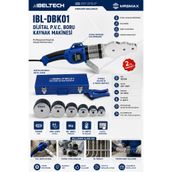 İBELTECH 1000W DİJİTAL Plastik Boru Kaynak Makinesi ÇANTALI 320'C 6 PARÇA PAFTA+MAKAS+Hassas Isı Ayarı