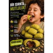 İBRAHİM BURAK ETİLER KEREBİCCİ OĞUZ DIŞI FISTIKLI İÇİ AKIŞKAN ÇİKOLATALI KEREBİÇ ( 8 ADET )