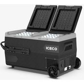 Iceco K95D 95 lt Akülü Kablolu ve Çift Bölmeli Kompresörlü Oto Buzdolabı