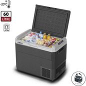 Iceco MCD60D 60 Litre Kompresörlü Oto Buzdolabı 12/24Volt Taşınabilir ve Sessiz Çalışma Özellikli - 60 lt - Siyah