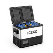 Iceco TCD55 12/24 V 55 lt Çift Bölmeli Outdoor Kompresörlü Dondurucu Oto Buzdolabı