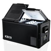 Iceco VL90PROD 12/24 V 220 V 90 lt Çift Bölmeli Outdoor Kompresörlü Dondurucu Oto Buzdolabı