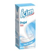 İçim 200 ml Yarım Yağlı Süt (24 adet)