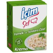 İçim Şef %18 Yağlı 200 ml Krema