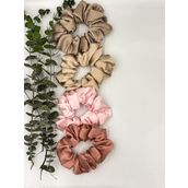 ICON SILK Saf İpek Saç Tokası Orta Boy 3,5 cm (1 Adet) (Sandy Koyu Vizon)
