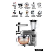 Icotech SM50 Gümüş LED Ekranlı Hamur Mayalama Kıyma Çekme Blender 2000 W 6.5 lt Stand Mikser Mutfak Şefi Hamur Yoğurma Makinesi