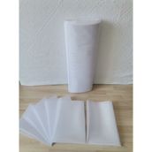İ&DBABY 5 Adet 100X300 Kristal Tül Düğün Bohça Süsü Nikah Bohça Süsü Nişan Bohça Süsleme Tülü - Beyaz