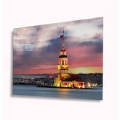 İdeal Glass Art Kız Kulesi 4 mm Dayanıklı Temperli Cam Tablo