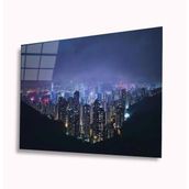 İdeal Glass Art Şehir Manzara 4 mm Dayanıklı Temperli Cam Tablo