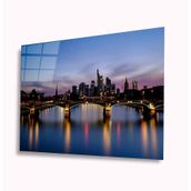 İdeal Glass Art Şehir Manzarası 4 mm Dayanıklı Temperli Cam Tablo