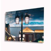 İdeal Glass Art Sokak Lambası 4 mm Dayanıklı Temperli Cam Tablo