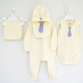İdil Baby 9161 Yenidoğan Organik Bebek Takımı