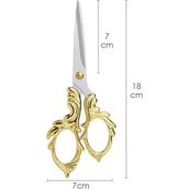 İğne İzi Büyük Boy Gold Söz Nişan Makası 1 Adet 18 cm Dikiş Nakış Kurdele Açılış Gün Merasimi İçin