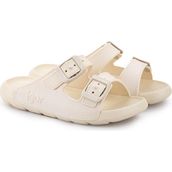 Igor Unisex Fildişi Tokalı Sandalet Kauçuk Tabanlı Kız Çocuklar İçin Rahat Tasarım