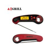 Igrıll Waterproof Dijital Sıcaklık Ölçer Gıda Termometresi Kırmızı