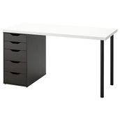 IKEA 39431937 Alex Beyaz Ofis Çalışma Masası