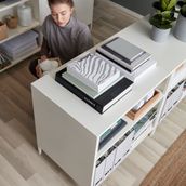 IKEA 40474761 Beyaz Ofis Dolabı