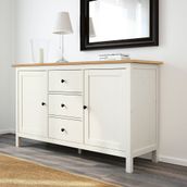 IKEA 70476259 Hemnes Beyaz Kahverengi Konsol
