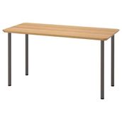 IKEA 79417699 Anfallare Adıls Bambu Gri Ofis Çalışma Masası