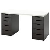IKEA 79431997 Alex Beyaz Ofis Çalışma Masası