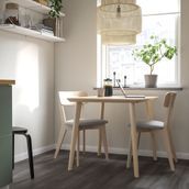IKEA 79554832 Siyah Beyaz Masa Takımı