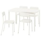 IKEA 79589959 Beyaz Yemek Masası Takımı