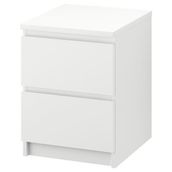 IKEA 90625319 Malm Beyaz Komodin