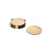 IKEA 98978574545 Glattıs Pirinç Rengi Bardak Altı