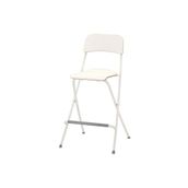 IKEA bar sandalyesi, Siyah - beyaz, 63 cm, katlanabilir FRANKLIN