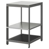 IKEA BATSKAR dış mekan mutfak adası koyu gri - 80623250