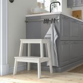 IKEA BEKVAM basamaklı tabure beyaz - 40178888