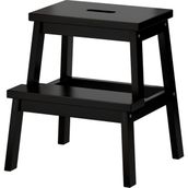 Ikea Bekvam Basamaklı Tabure Siyah 43 x 50 cm