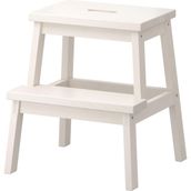 IKEA BEKVÄM basamaklı tabure, 50 cm (Beyaz)