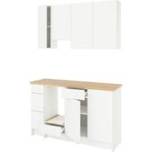 IKEA Beyaz Çok Amaçlı Mutfak Dolabı 220X61X220 cm