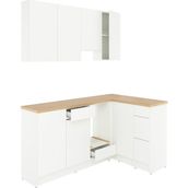 IKEA Beyaz Modern Mutfak Dolabı