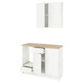 IKEA Beyaz Mutfak Dolabı, 180x61x220 cm, Dayanıklı Depolama Çözümü