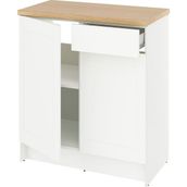 IKEA Beyaz Pratik Mutfak Dolabı 120 cm