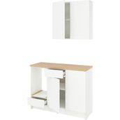 IKEA Beyaz Pratik Mutfak Dolabı 180X61X220 cm