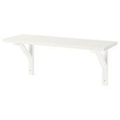 IKEA Burhult Beyaz 59x20 cm Duvar Rafı