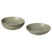 IKEA FARGKLAR çukur tabak seti mat yeşil - 40478165