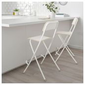 IKEA FRANKLIN bar sandalyesi beyaz - 70404875