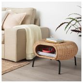 IKEA GAMLEHULT tabure/sehpa rattan-antrasit - 10434309