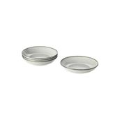 IKEA Gladelig Gri 21 CM 4 Adet Derin Tabak Seti