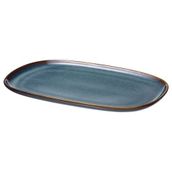 IKEA Gladelig Mavi 31x19 cm Servis Tabağı