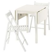 IKEA HAUGA/FRÖSVI mutfak masası takımı beyaz - 59574893