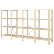 IKEA Hejne Çam 307x50x171 cm Raf Ünitesi