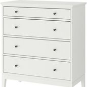 IKEA Idanas Şifonyer 4 Çekmeceli Şifonyer, Beyaz, 104X118 cm