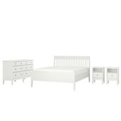 IKEA IDANAS yatak odası seti beyaz - 79483401