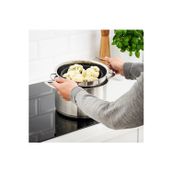 IKEA KALİTELİ Kuplu Süzgeç Çap 24 Cm İkea 5 Lt. Makarna Süzgeci Ve Buharda Pişirici Olarak Kullanılabilir