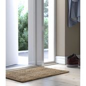 IKEA Kapı Önü Paspası 60 x 40 cm Jüt Örgü Paspas Kaymaz Taban Natürel - Naturel